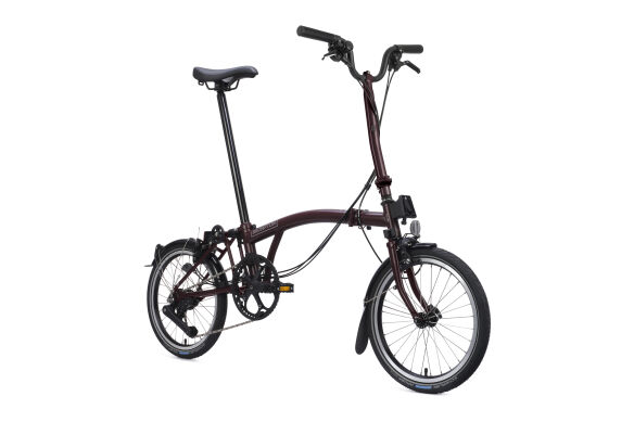 Brompton C Line 12-Gang Plum Red Weinrot H-Lenker