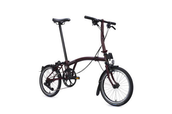 Brompton C Line 12-Gang Plum Red Weinrot S-Lenker