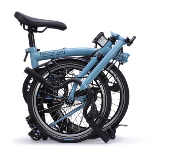 Brompton C Line 4-Gang Cloud Metallic H-Lenker