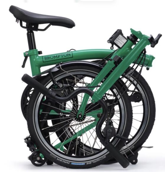 Brompton C Line 4-Gang Palm Green H-Lenker