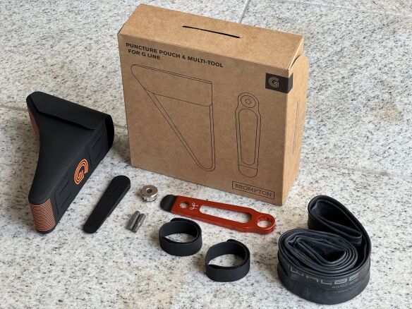 Brompton G Line Toolkit Werkzeug Rahmen Tasche mit Schlauch (kein E)