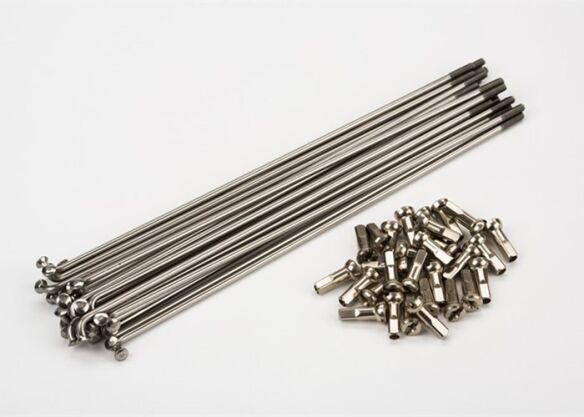 Speiche/Nippelset 14G Glattstrichspeiche 132