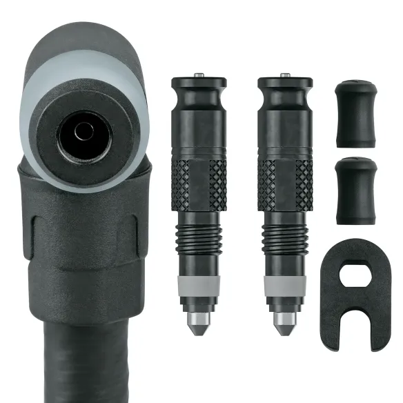 Schwalbe CLIK VALVE Umrüst-Set SV mit SKS CLIK TEC-Pumpenkopf