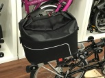 KLICKfix Rack Pack SCHWARZ wasserdicht passend für alle Brompton mit Gepäckträger