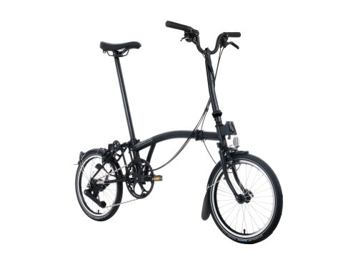 Brompton C Line 12-Gang Matt Black Hoher Lenker
