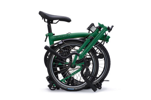 Brompton C Line 4-Gang Racing Green Hoher Lenker