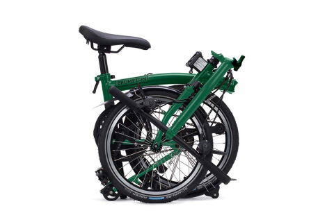 Brompton C Line 4-Gang Racing Green Tiefer Lenker