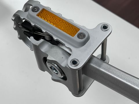 Brompton Original Faltpedal links silber
