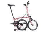 Brompton C Line 12-Gang Flamingo Pink Hoher Lenker