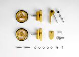 Brompton Color Touch Points Verschluß Set Gelb-Gold