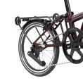 Brompton New P Line 12-Gang Red Plum Weinrot M-Lenker