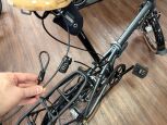 Tern Lid Lock Kabel Schloß ca 150 cm Fahrradsattel und Sattelstütze Sicherung